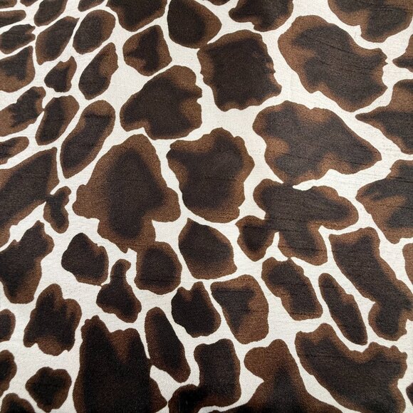 Chico's Open Jacket Lightweight Animal Giraffe Print Size 3 = 16-18 Lined - Picture 12 of 13